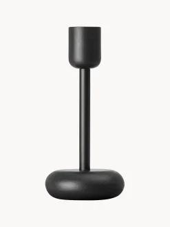 Candelabros|Jarrones>iittala Candelabro Nappula, 18 cm Gris oscuro