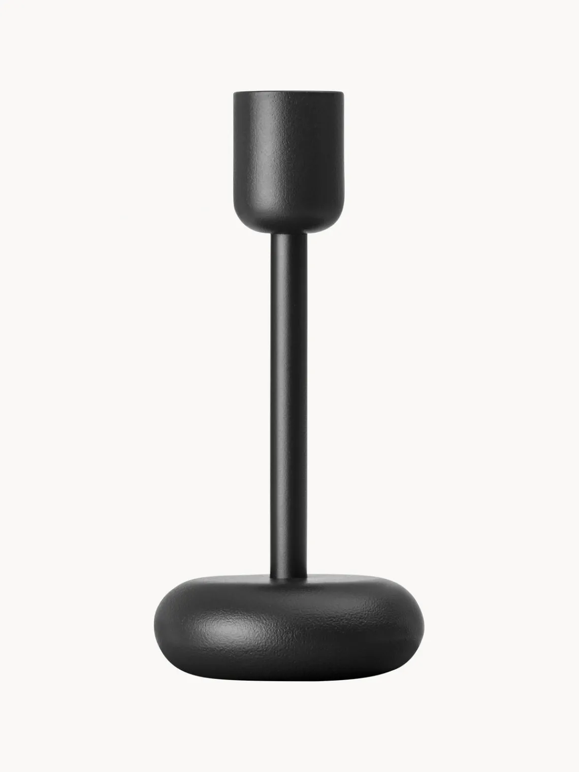 Candelabros|Jarrones>iittala Candelabro Nappula, 18 cm Gris oscuro