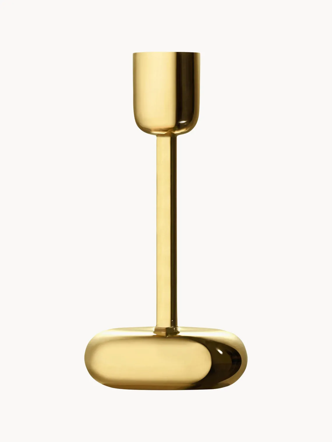 Candelabros|Jarrones>iittala Candelabro Nappula, 18 cm Latón