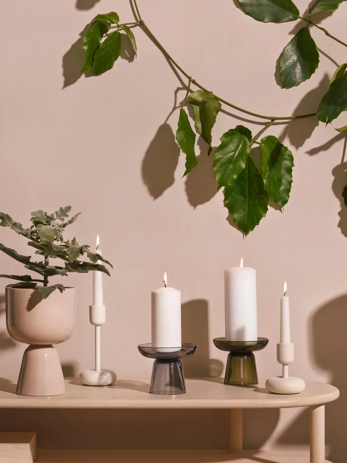 Candelabros|Jarrones>iittala Candelabro Nappula, 18 cm Blanco