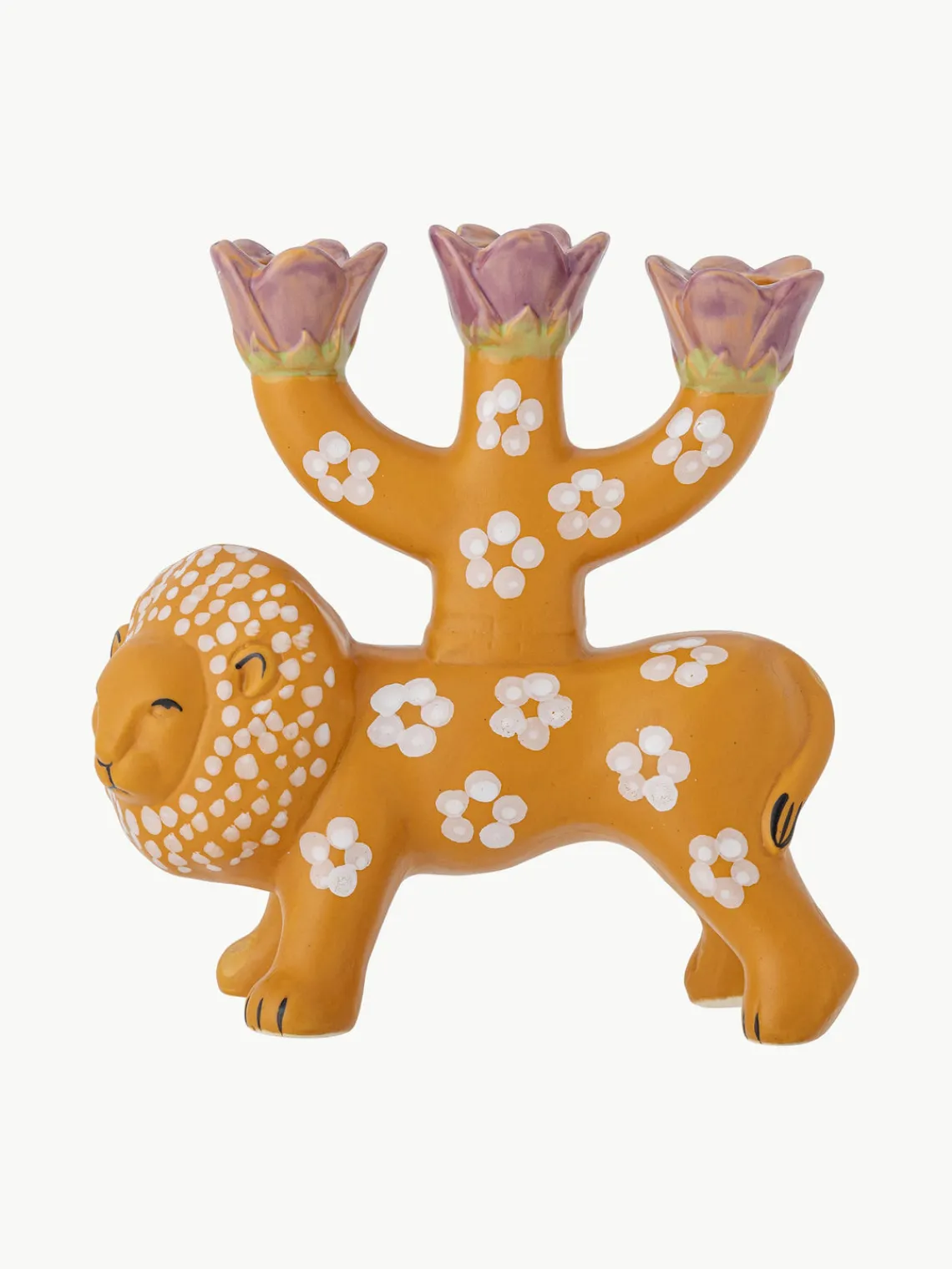 Candelabros|Jarrones>Bloomingville Candelabro pintado a mano Lazar