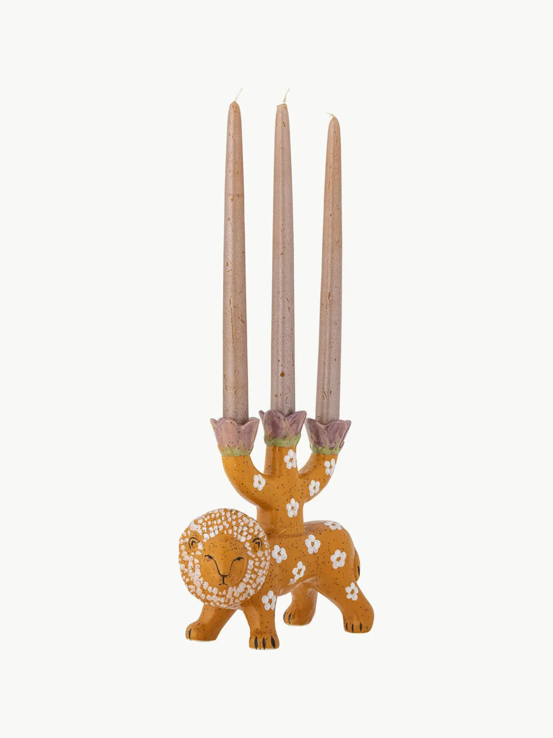 Candelabros|Jarrones>Bloomingville Candelabro pintado a mano Lazar