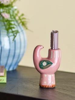 Candelabros|Jarrones>Bloomingville Candelabro pintado a mano Trudy