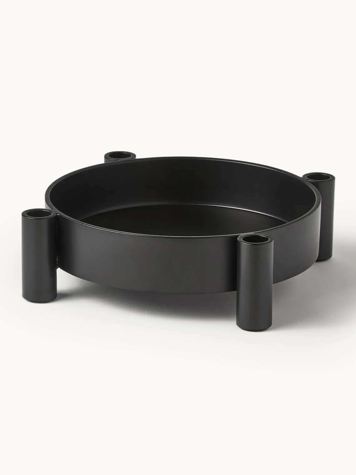 Candelabros|Jarrones>Broste Copenhagen Candelabro Silke Negro mate