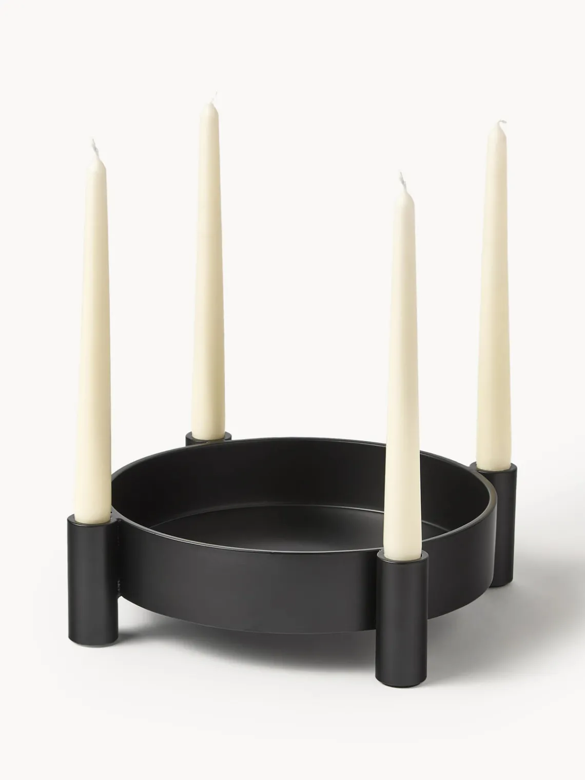 Candelabros|Jarrones>Broste Copenhagen Candelabro Silke Negro mate