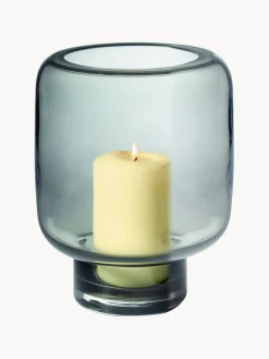 Hot Candelabro soplado artesanalmente Vejle, 24 cm Portavelas|Jarrones
