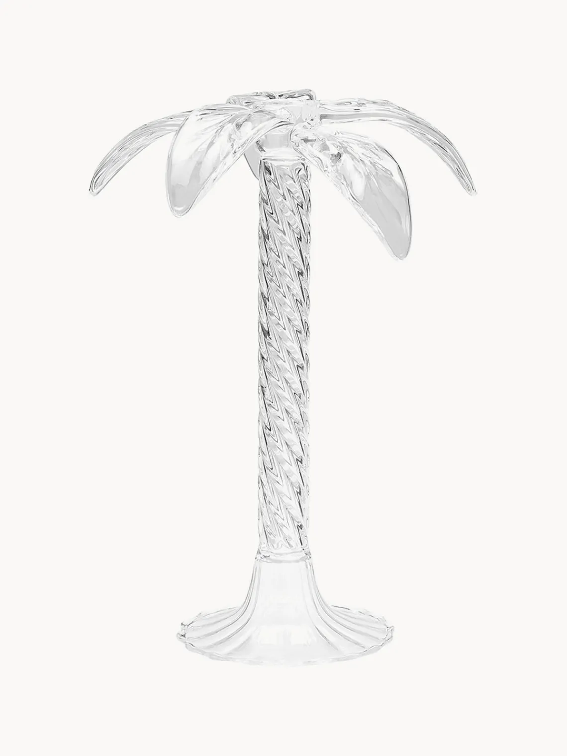 Candelabros|Jarrones>Anna + Nina Candelabro soplado de vidrio borosilicato Palm Tree