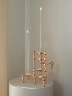 Candelabros|Jarrones>STOFF Nagel Candelabro Bronce brillante