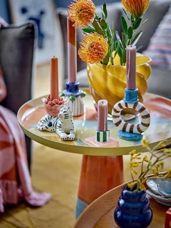 Candelabros|Jarrones></noscript>Bloomingville Candelabros artesanales Rory, 2 uds.