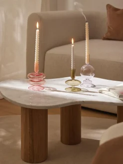 Candelabros de forma orgánica Clea, 3 uds. Candelabros|Jarrones