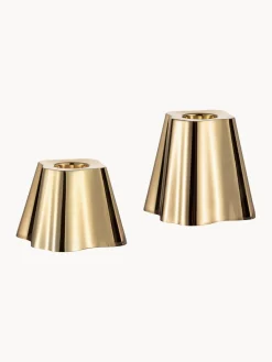 Outlet Candelabros de latón Alvar Aalto, 2 uds. Candelabros|Jarrones