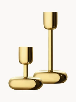 Candelabros|Jarrones>iittala Candelabros de latón Nappula, 2 uds.