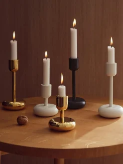 Candelabros|Jarrones>iittala Candelabros de latón Nappula, 2 uds.