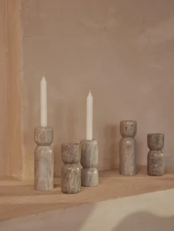 Online Candelabros de mármol Como, 2 uds. Candelabros|Jarrones