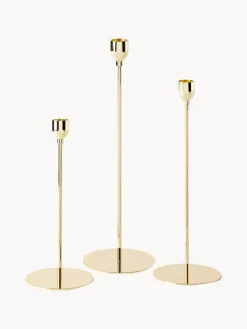 Candelabros|Jarrones> Candelabros Malte, 3 uds. Dorado