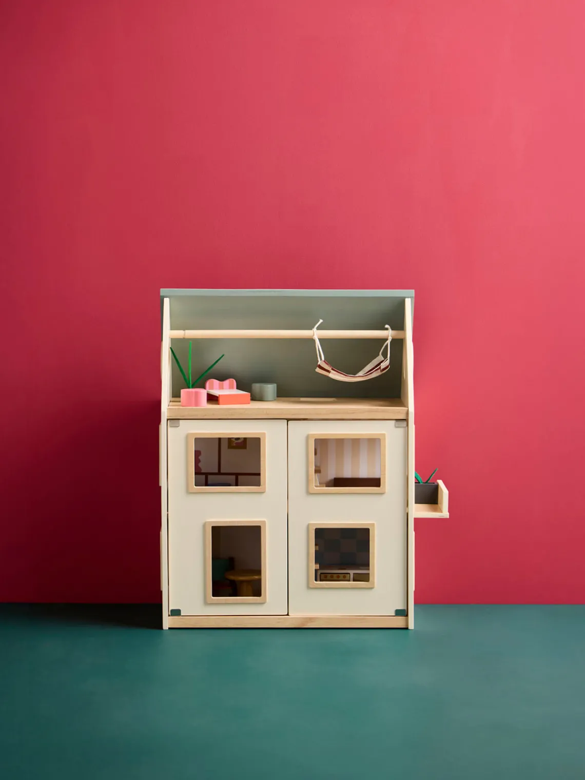 Juguetes A Partir De 1 Año|Decoración Infantil>Kid's Concept Casa de muñecas de madera Aiden