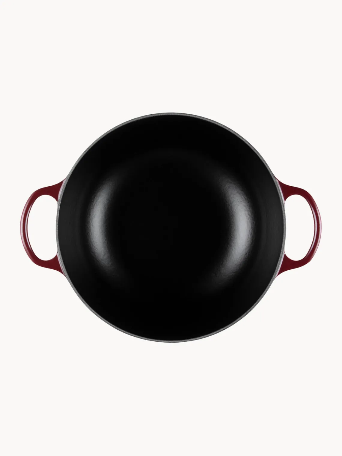 Ollas|Ollas>LE CREUSET Cazuela de hierro fundido La Marmite Signature Collection Rojo vino, dorado