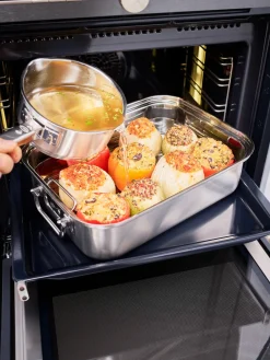 Cazuela horno de acero inoxidable con báscula Expertiso Ollas|Ollas