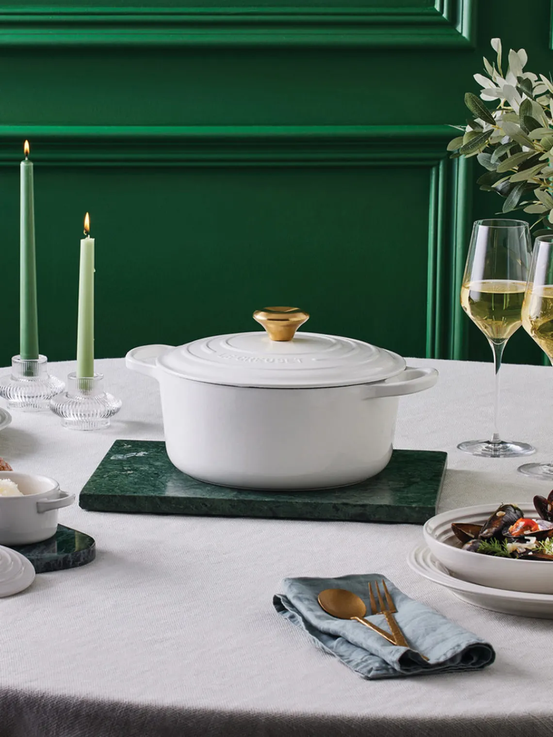 New Cazuela ovalada de hierro fundido Signature Collection Ollas|Ollas