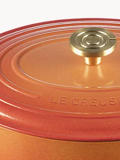 Ollas|Ollas></noscript>LE CREUSET Cazuela ovalada de hierro fundido Flamme Dorée