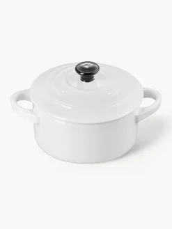 Ollas|Ollas>LE CREUSET Cazuela pequeña Mini Cocotte Blanco, negro