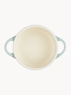 Ollas|Ollas>LE CREUSET Cazuela pequeña Mini Cocotte Verde menta, dorado