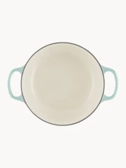 Ollas|Ollas></noscript>LE CREUSET Cazuela redonda de hierro fundido Signature Collection, tamaños diferentes Verde menta, plateado