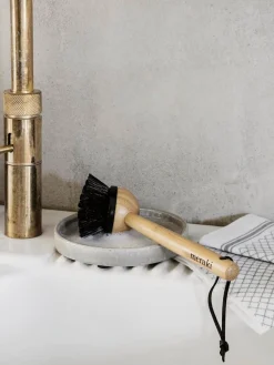 New Cepillo lavavajillas de madera de bambú Clean Artículos De Cocina|Utensilios De Cocina