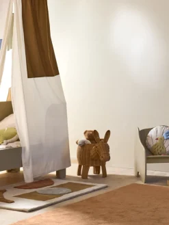 Decoración Infantil|Cestas Y Cajas>Ferm Living Kids Cesta artesanal de ratán Donkey