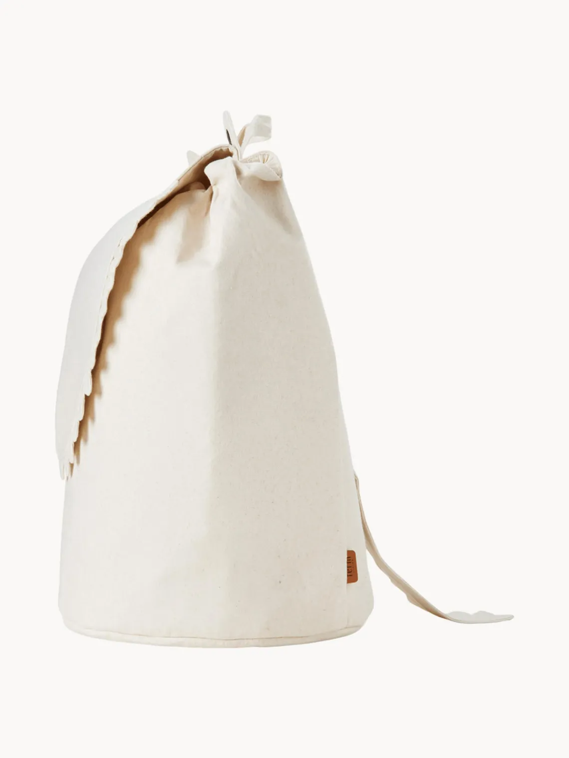 Decoración Infantil|Cestas Y Cajas>Ferm Living Kids Cesta de algodón ecológico Crocodile Blanco Off White, negro