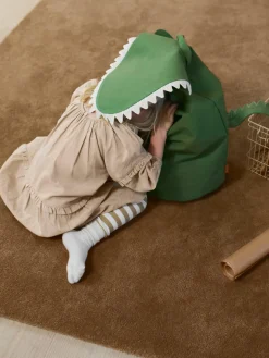 Outlet Cesta de algodón ecológico Crocodile Niños Decoración Infantil|Cestas Y Cajas