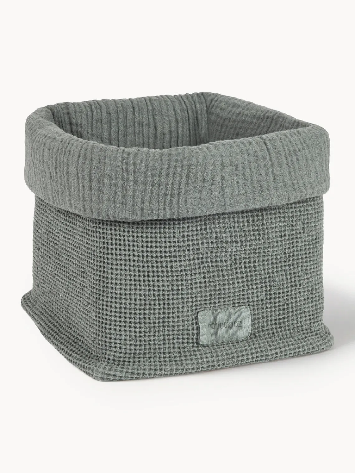 Accesorios Para Cambiadores|Decoración Infantil>Nobodinoz Cesta de algodón ecológico Wabi Sabi Gris azulado