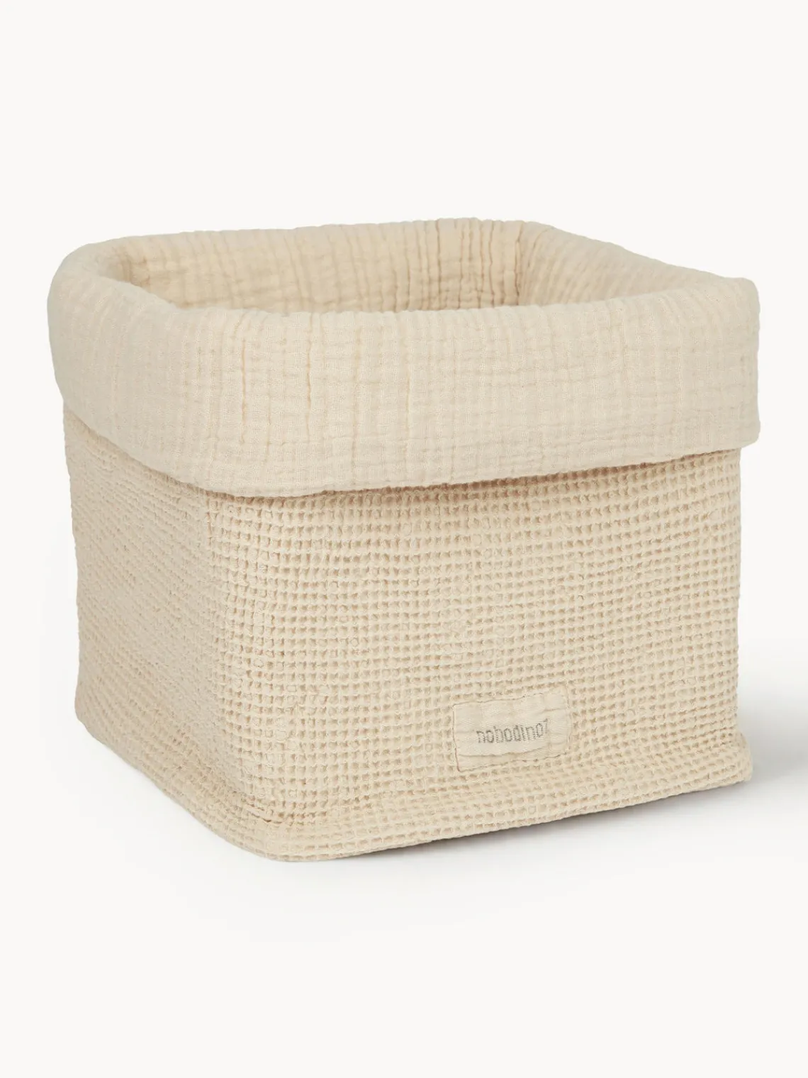 Accesorios Para Cambiadores|Decoración Infantil>Nobodinoz Cesta de algodón ecológico Wabi Sabi Beige claro