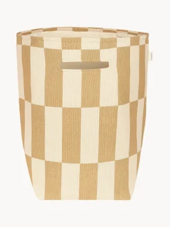 Cestas Y Cajas|Decoración Infantil>Nobodinoz Cesta de algodón Vibes Ocre, blanco crema