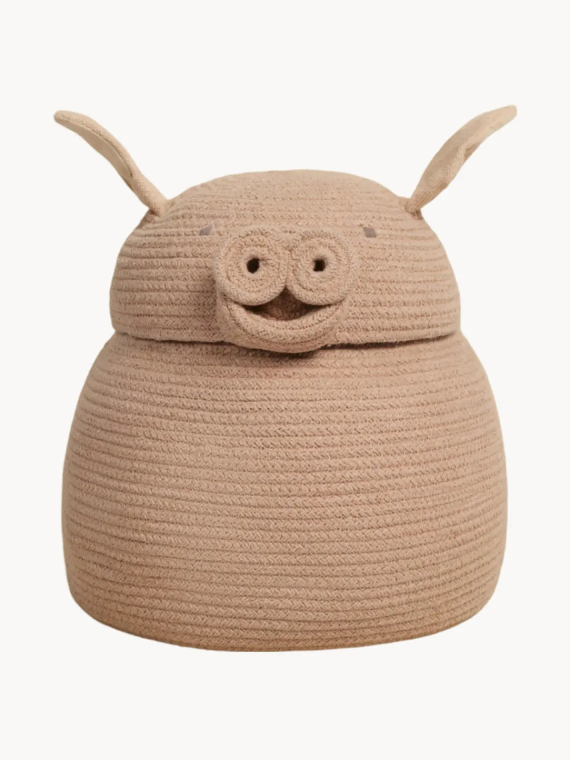 Hot Cesta de almacenamiento artesanal con tapa Niños Decoración Infantil|Cestas Y Cajas