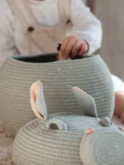 Discount Cesta de almacenamiento artesanal con tapa Niños Decoración Infantil|Cestas Y Cajas