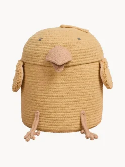 Cesta de almacenamiento artesanal con tapa Charlie the Chicken Niños Decoración Infantil|Cestas Y Cajas