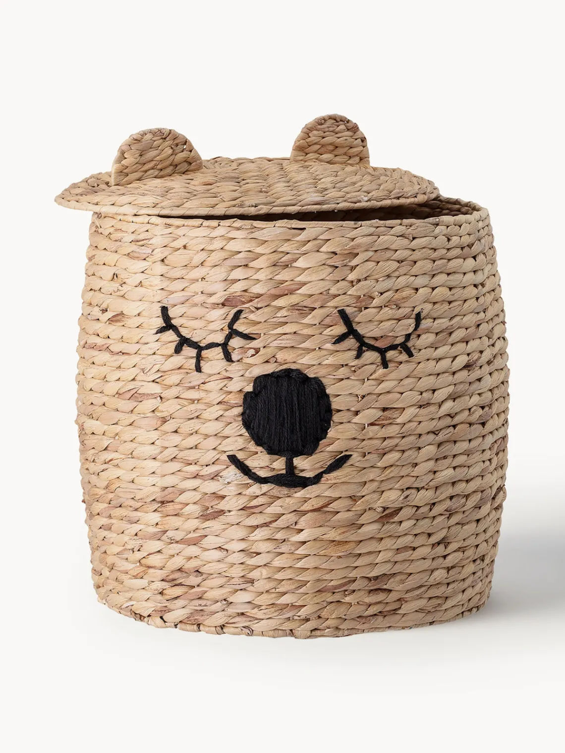 Decoración Infantil|Cestas Y Cajas>Bloomingville Mini Cesta de almacenamiento con tapa Bear