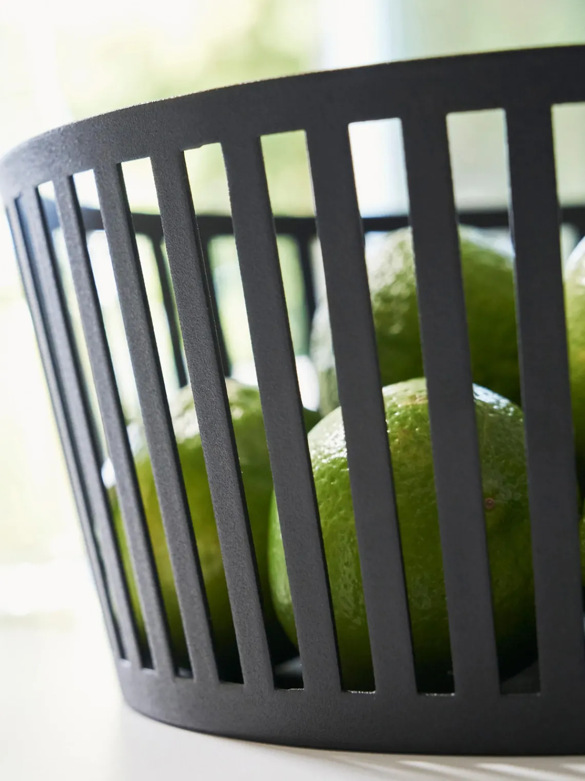 Cestas Para Pan|Almacenaje De Cocina>Yamazaki Cesta de almacenamiento Tower Negro