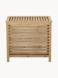 Cestos De La Ropa|Jarrones></noscript>Bloomingville Cesta de lavandería de bambú con bolsa de tela Aden
