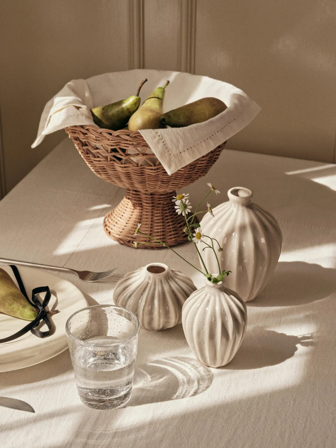 Cesta de ratán Emmy Cuencos Y Platos De Servir|Vajillas Completas