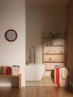 Cestos De La Ropa|Jarrones>Westwing Collection Cesta de ropa artesanal de cuerda Gabe Multicolor