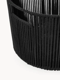 Cestos De La Ropa|Jarrones></noscript>Westwing Collection Cesta de ropa artesanal de cuerda Gabe Negro