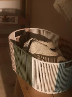 Cestos De La Ropa|Jarrones></noscript>Westwing Collection Cesta de ropa artesanal de cuerda Gabe Multicolor