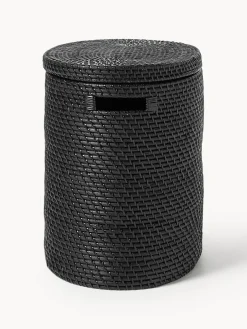Cestos De La Ropa|Jarrones></noscript>Westwing Collection Cesta de ropa con tapa Lurdes Negro