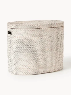 Cestos De La Ropa|Jarrones>Westwing Collection Cesta de ropa con tapa Lurdes Beige claro