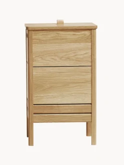 Cestos De La Ropa|Jarrones>Form & Refine Cesta de ropa de madera de roble A Line