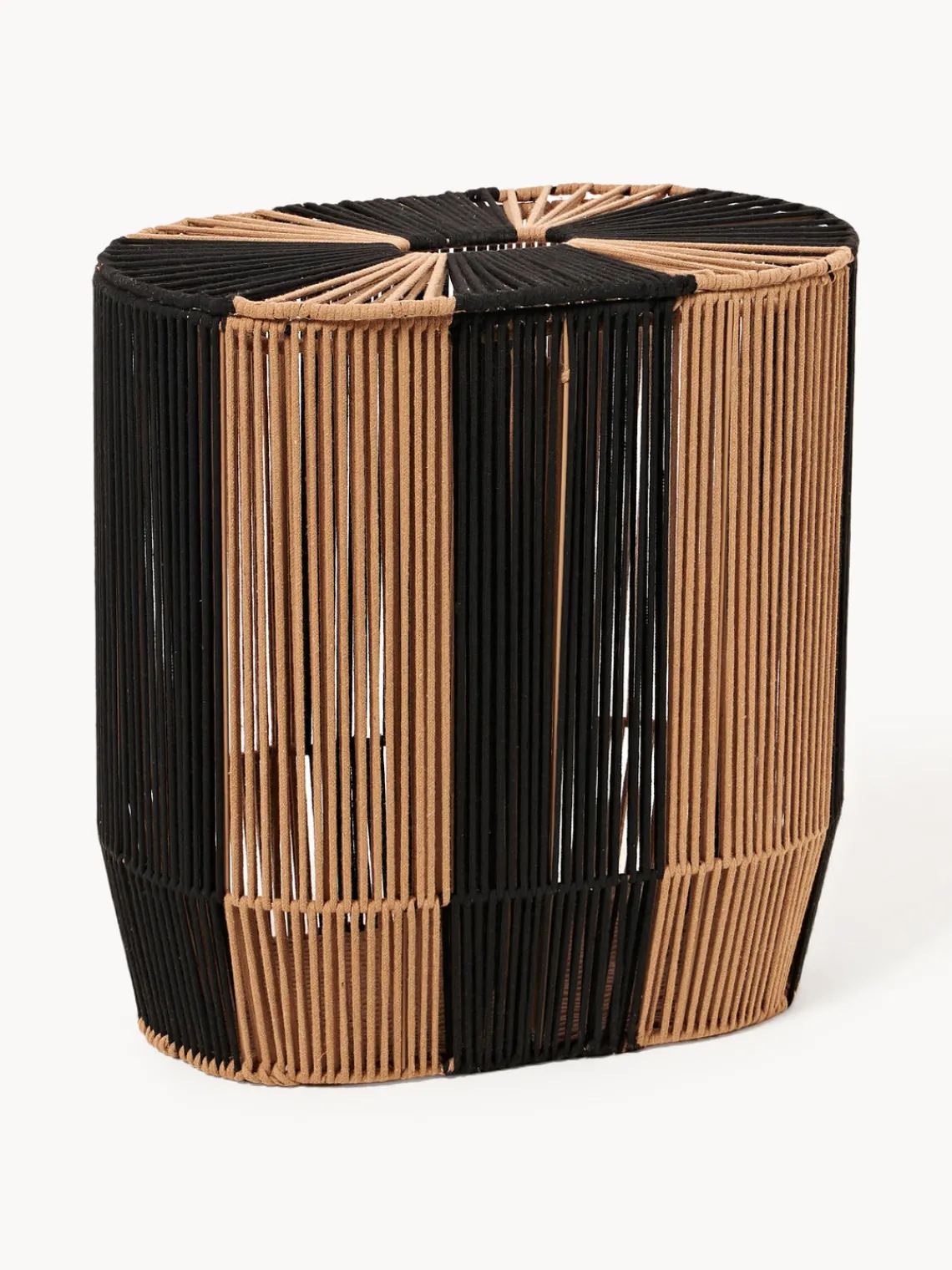 Sale Cesta de ropa doble artesanal de cuerda Gabe Cestos De La Ropa|Jarrones