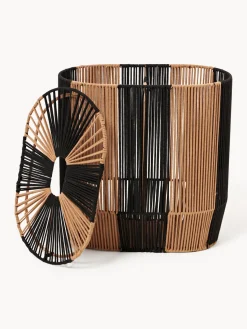 Sale Cesta de ropa doble artesanal de cuerda Gabe Cestos De La Ropa|Jarrones