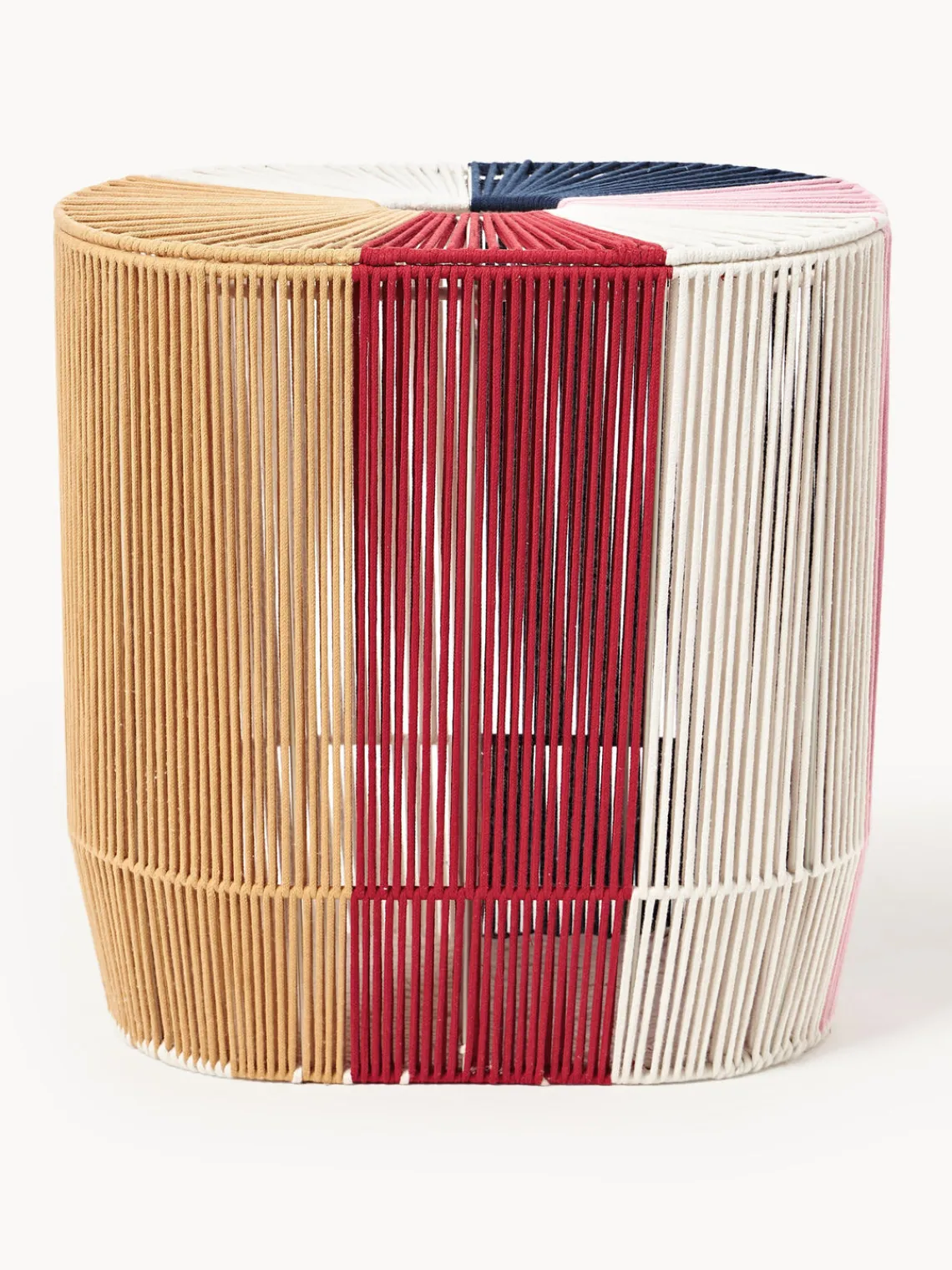 Clearance Cesta de ropa doble artesanal de cuerda Gabe Cestos De La Ropa|Jarrones